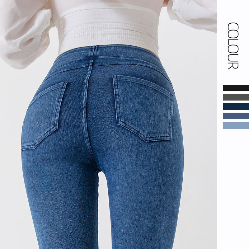 Denim-Look Capri Yoga Pants