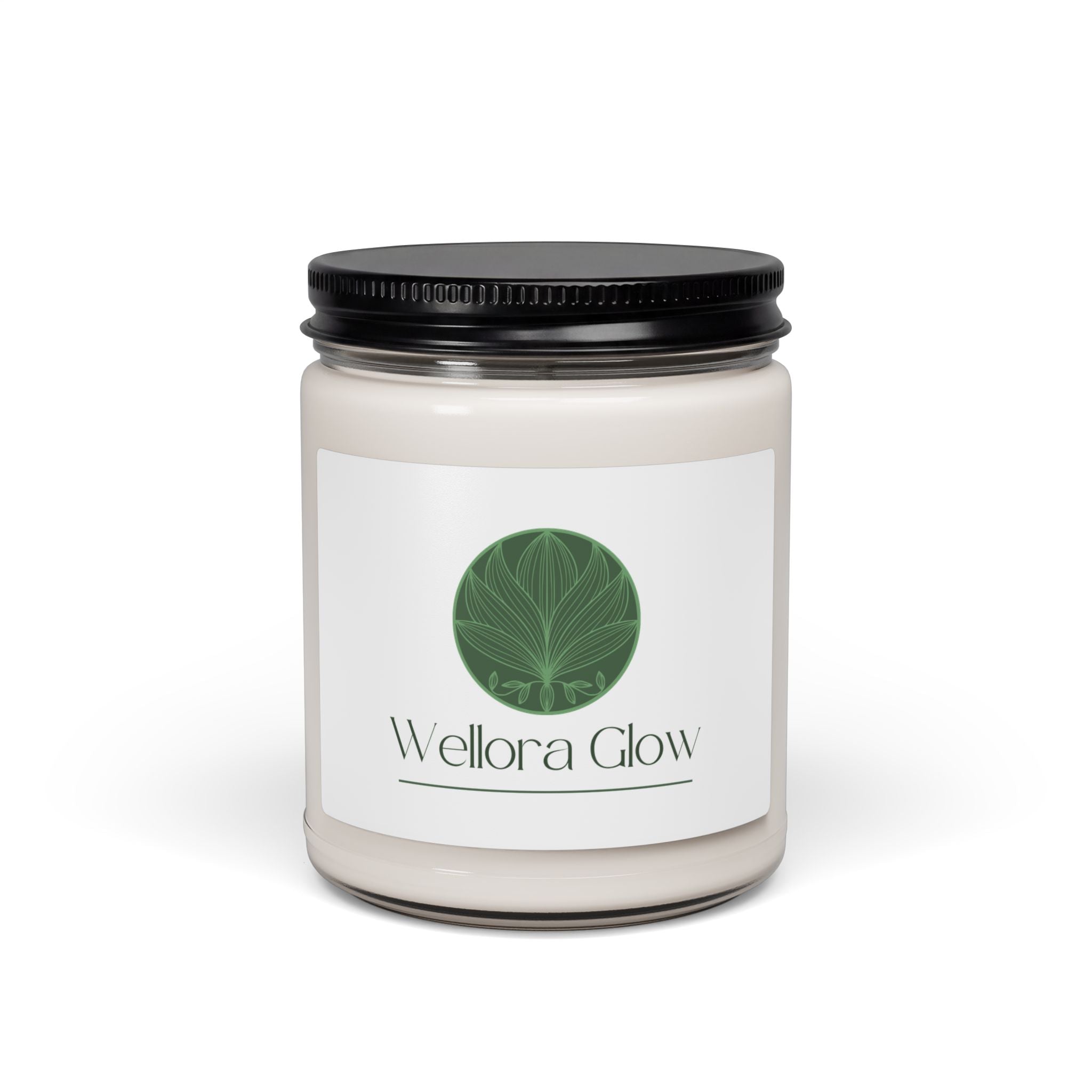 Wellora Glow Scented Soy Candle — 9 oz