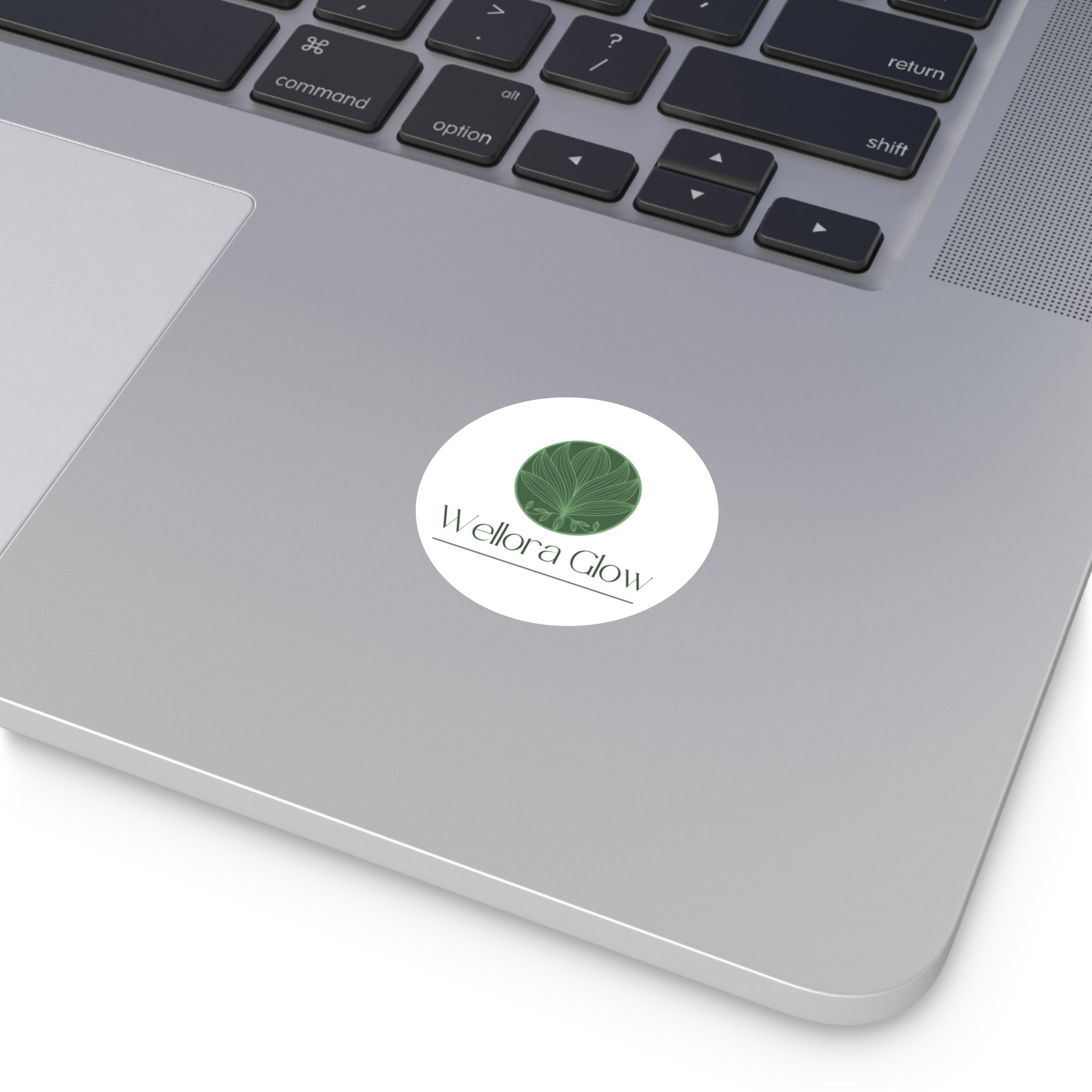 Wellora Glow Round Vinyl Sticker