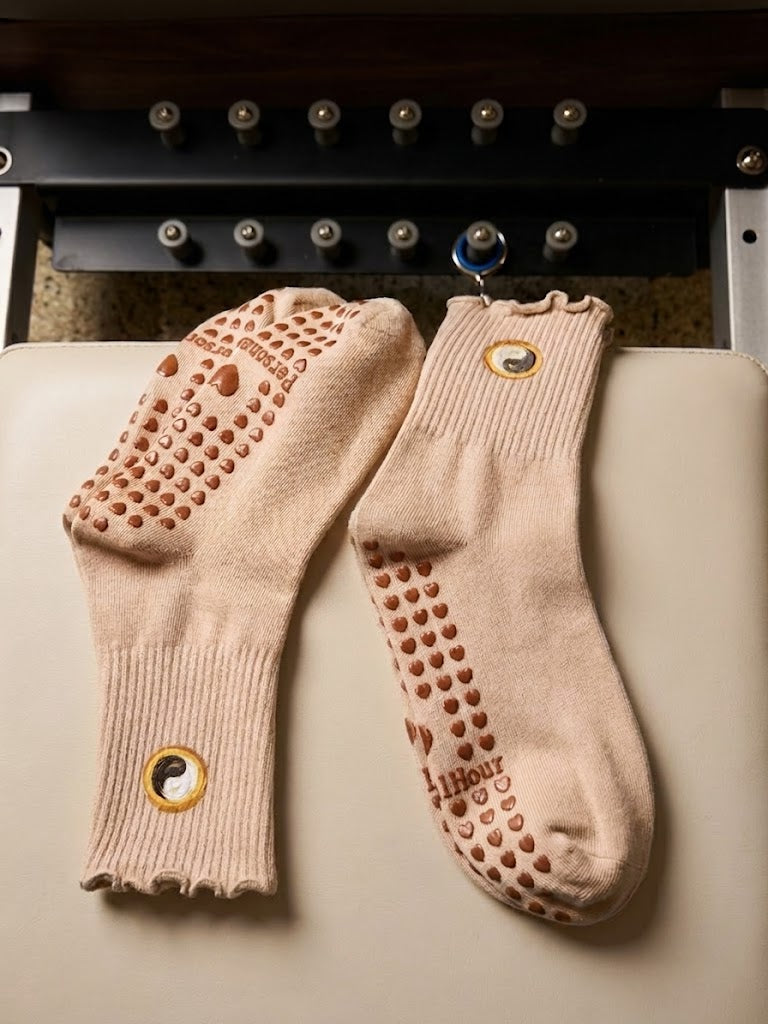 PersonalHour Heart Grip Non-Slip Pilates Socks
