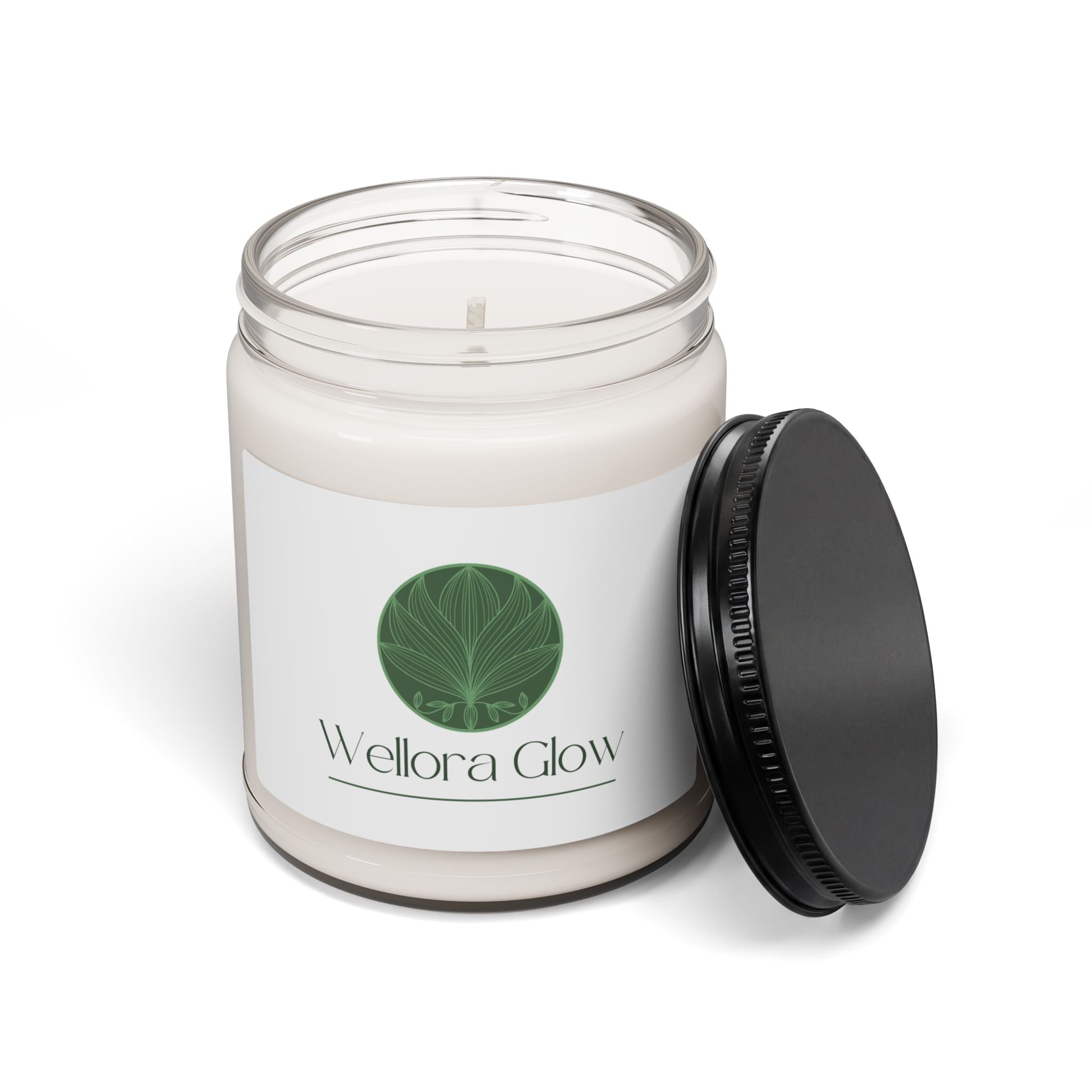 Wellora Glow Scented Soy Candle — 9 oz