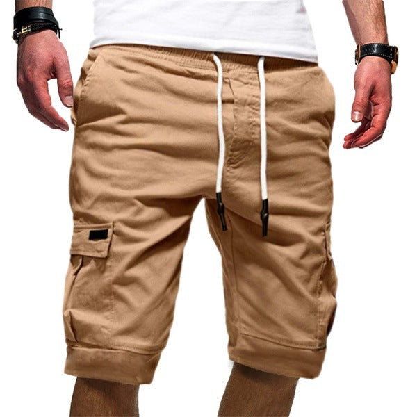 Men Casual Cargo Workout Gym Running Jogger Shorts