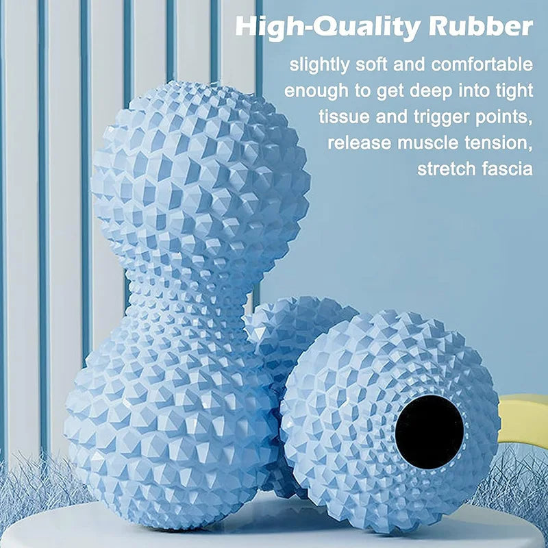 Peanut Double Lacrosse Massage Ball Therapy Roller