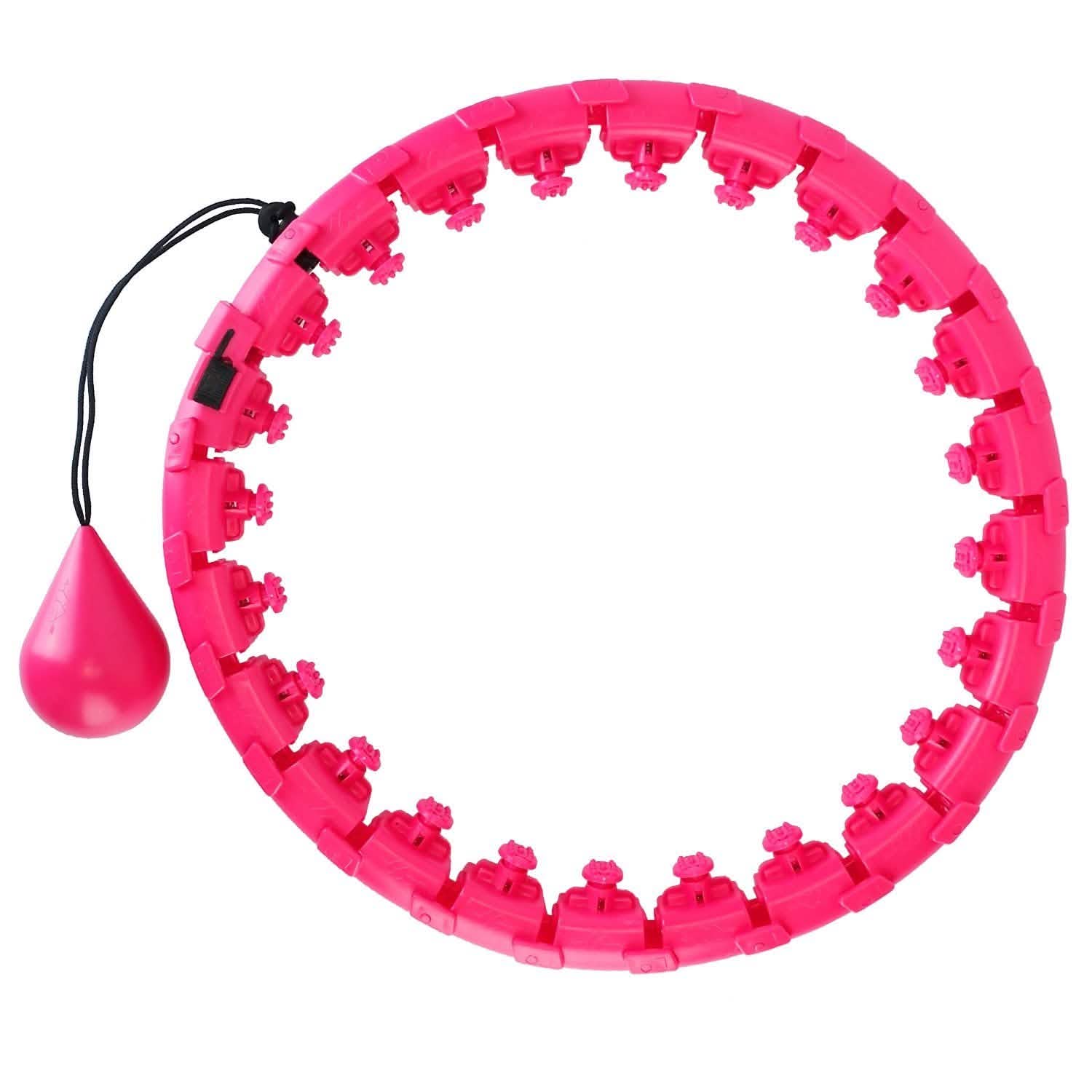 2-in-1 Weighted Fitness Hoop with Spinning Ball
