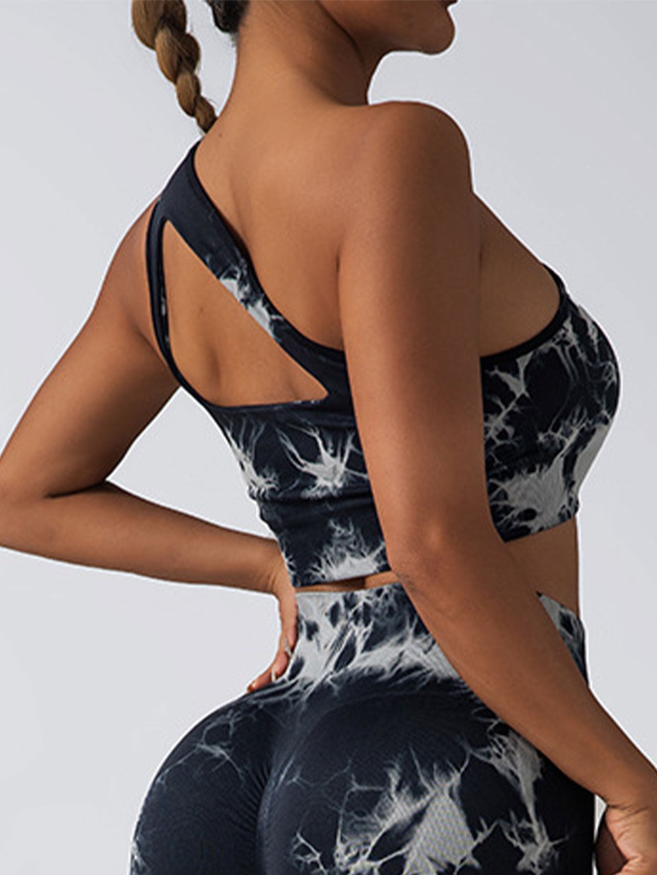 One-Shoulder Yoga Set