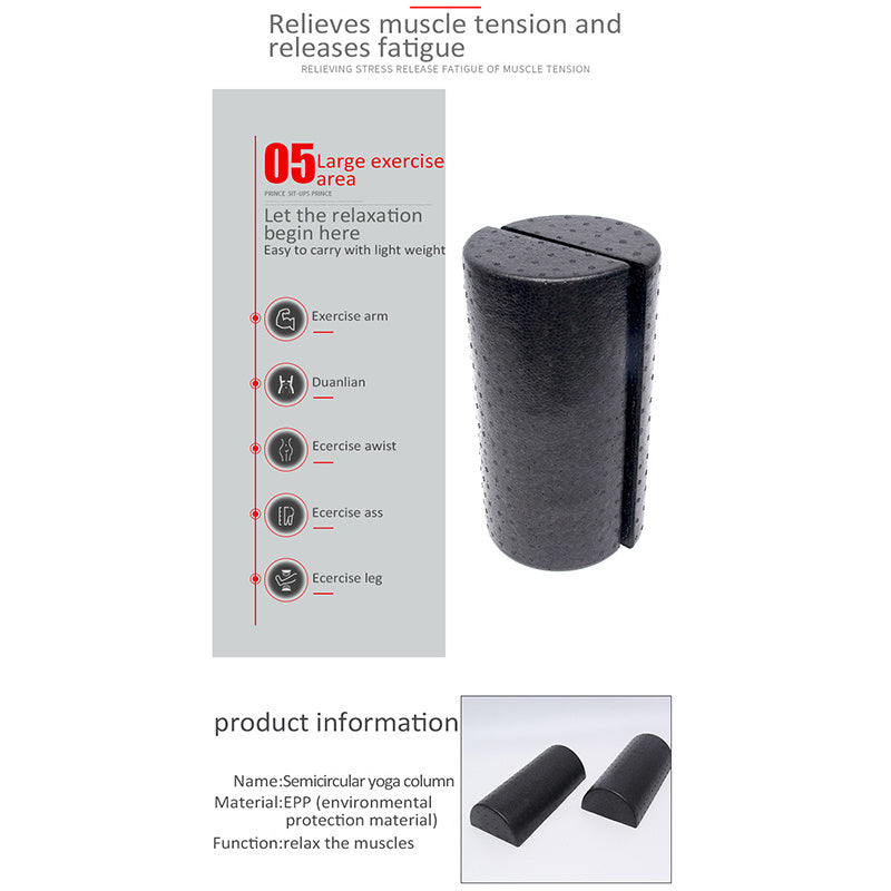 Semi-Circular Foam Roller