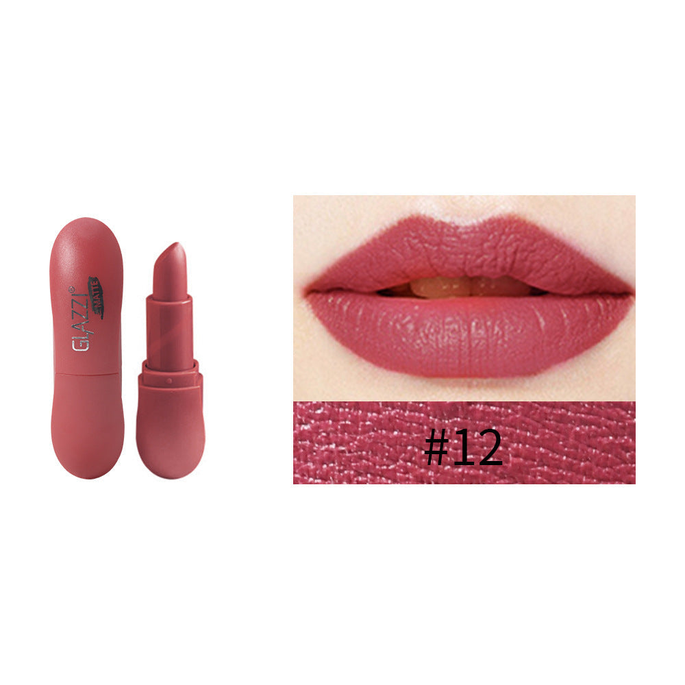 12 Color Matte Non-Fade Waterproof Lipstick Palette
