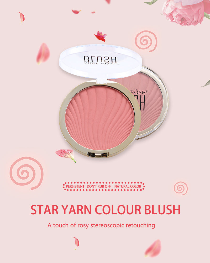 Six-Color Matte Blush and Highlighter Palette