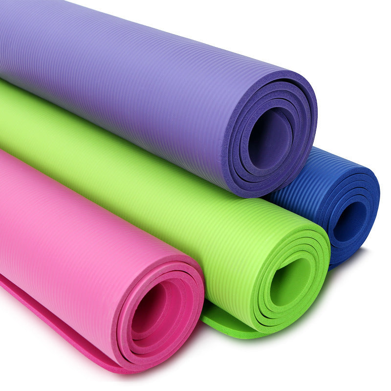 Premium 10mm Thick Yoga Mat for Fitness and Exercise