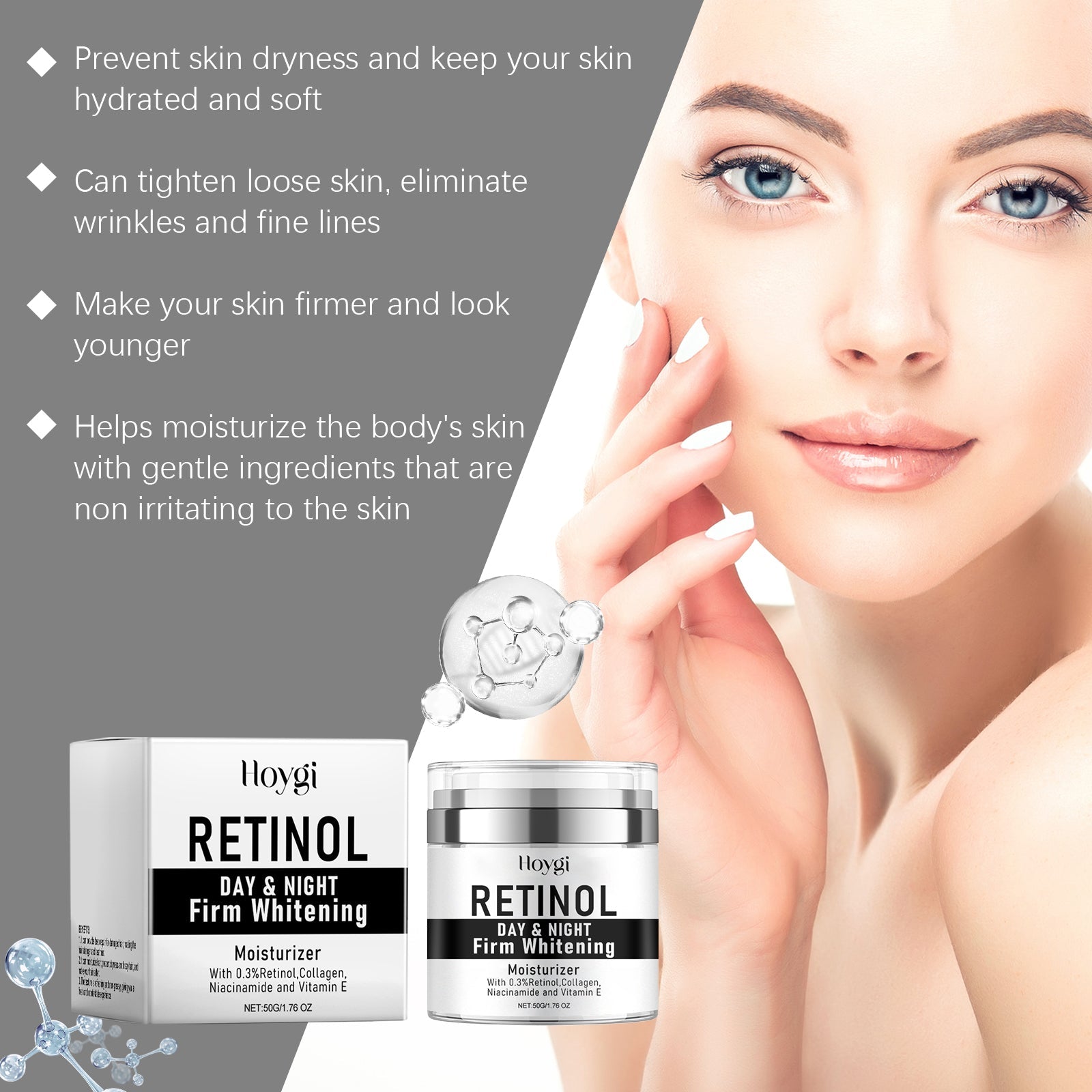 Pure Nourishing Hydrating Daily Care Facial Moisturizer Cream