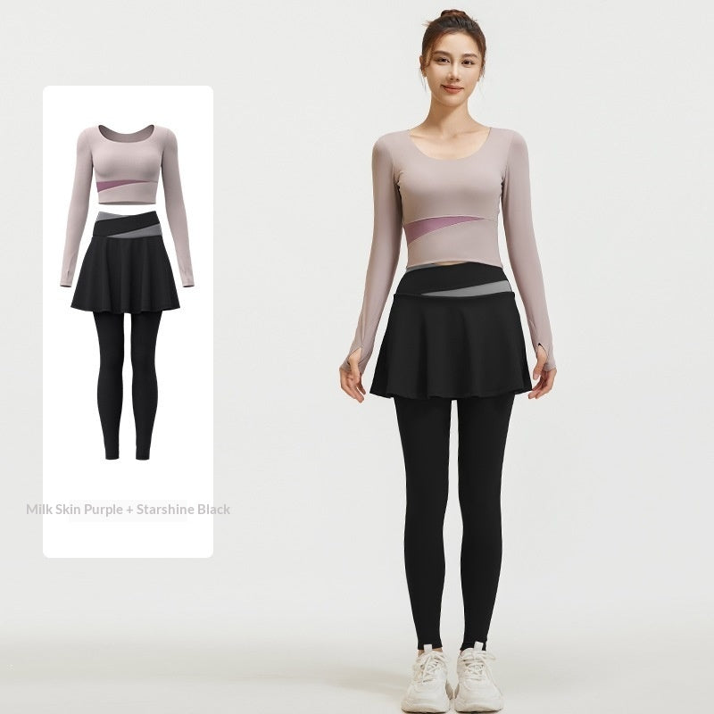 Womens Yoga Top And Pants Set For Mind-Body Wellness