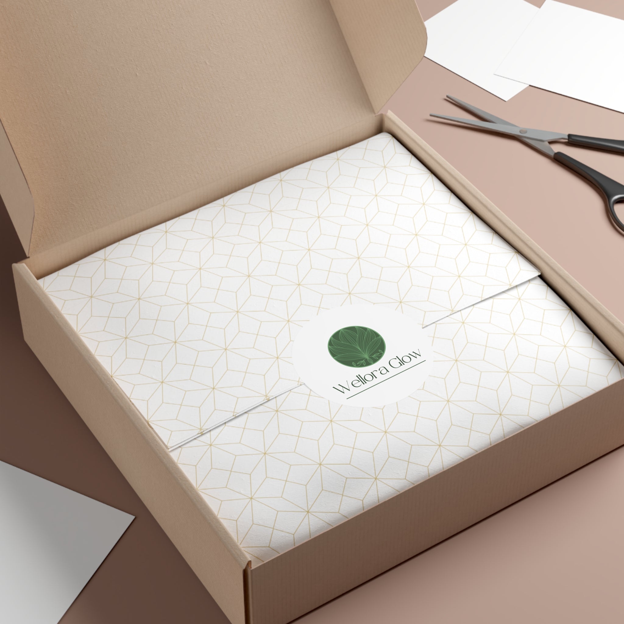 Wellora Glow Round Vinyl Sticker