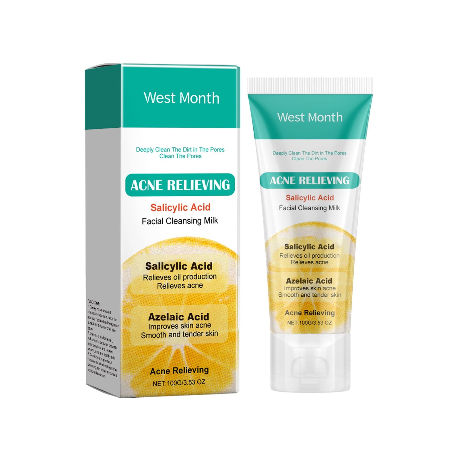 Salicylic Acid Anti-Acne Oil Control Facial Cleanser