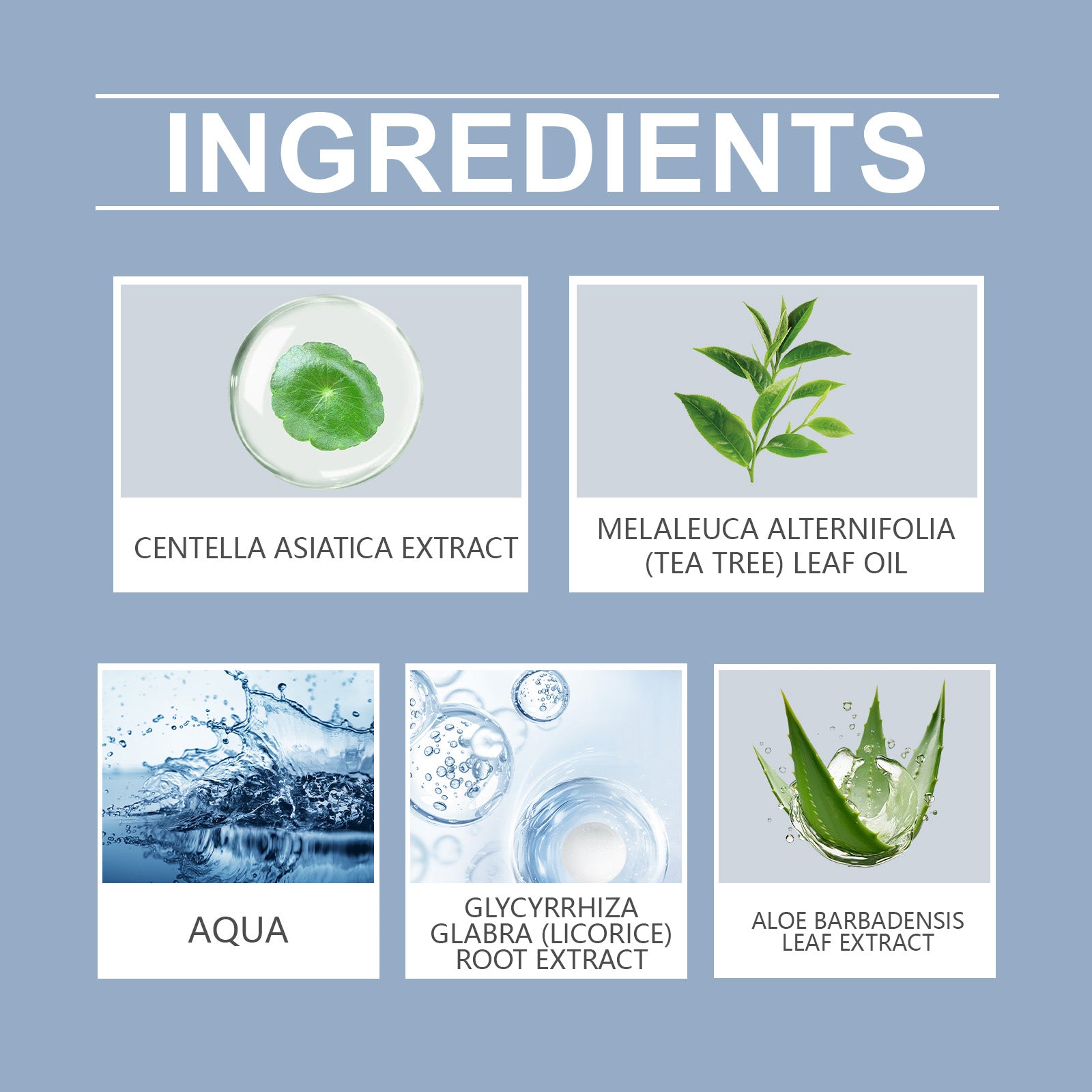 Acne Soothing Hydrating Moisturizing Pimple Care Facial Serum