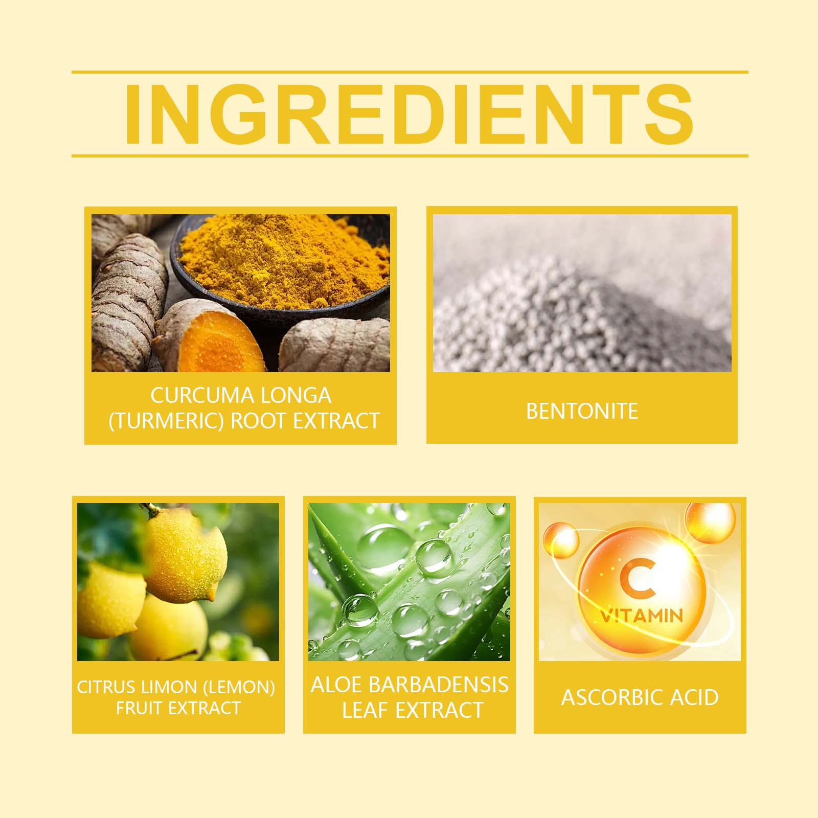 Turmeric Vitamin C Nourishing Hydrating Facial Mud Mask