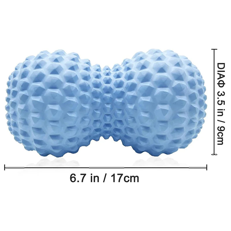 Peanut Double Lacrosse Massage Ball Therapy Roller