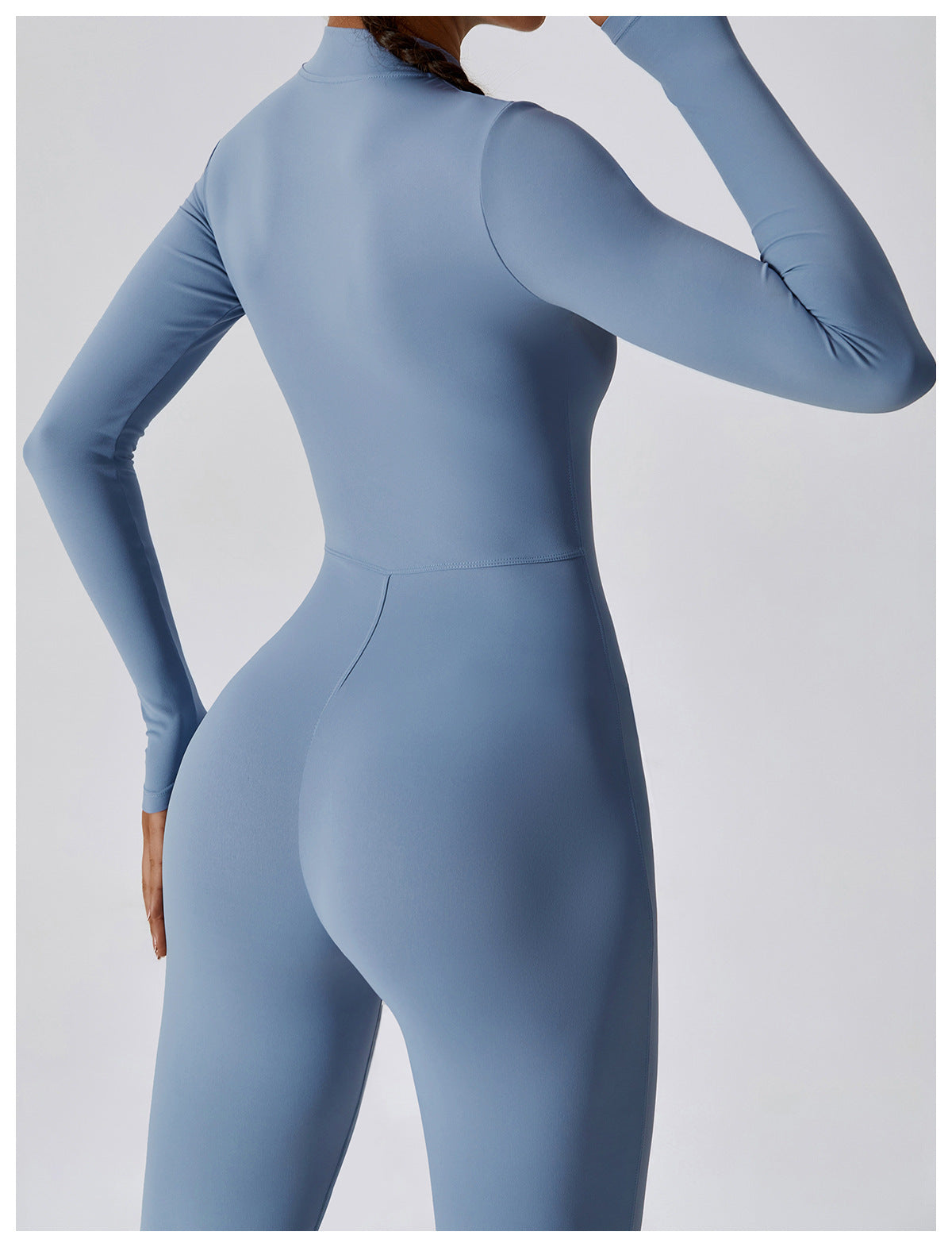 Long-Sleeve Yoga Jumpsuit