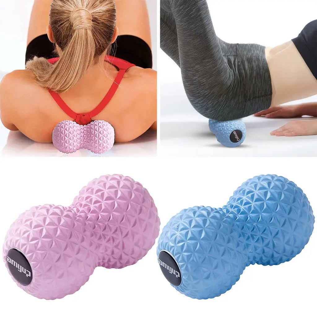 Peanut Double Lacrosse Massage Ball Therapy Roller