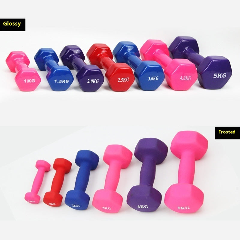 Hexagonal Dumbbell Fitness Weights for Home Workout Training
