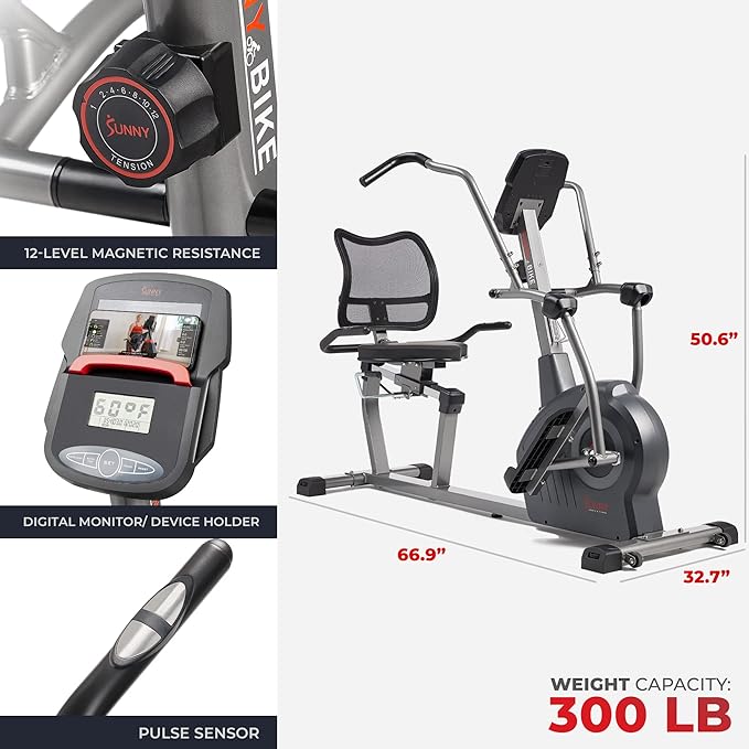 Elite Recumbent Cross Trainer