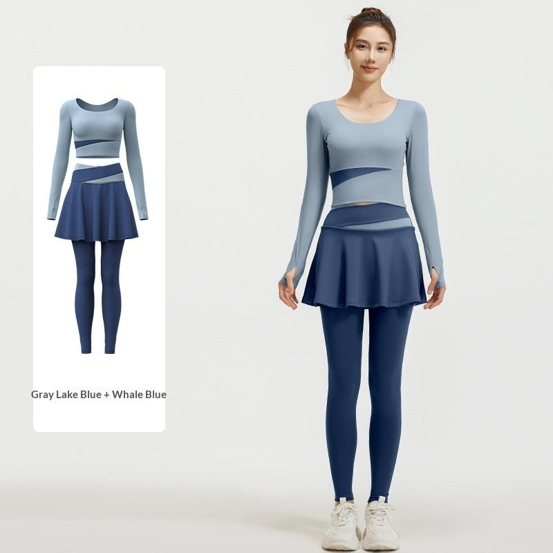 Womens Yoga Top And Pants Set For Mind-Body Wellness