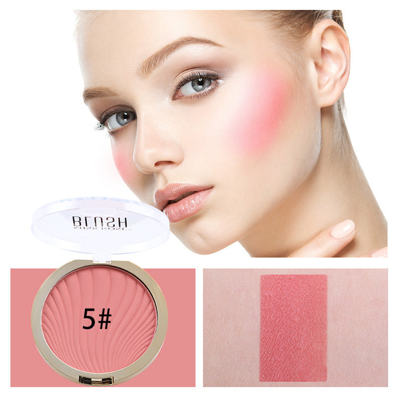 Six-Color Matte Blush and Highlighter Palette
