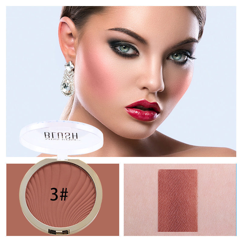 Six-Color Matte Blush and Highlighter Palette