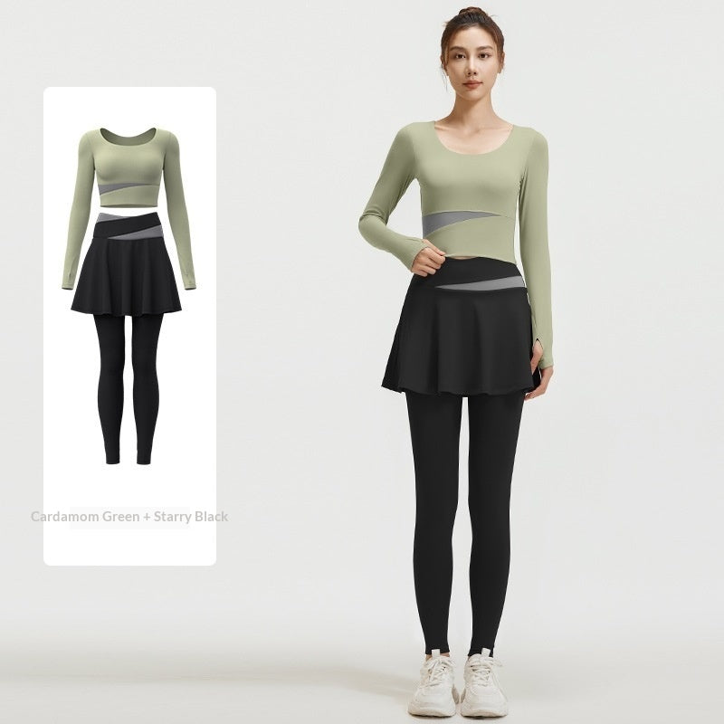 Womens Yoga Top And Pants Set For Mind-Body Wellness