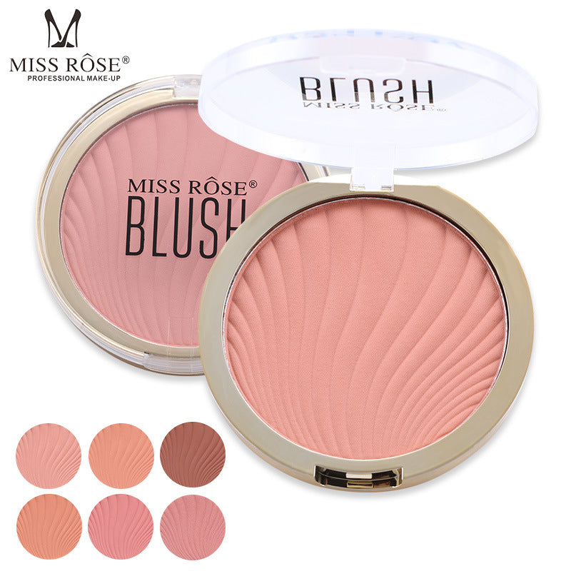 Six-Color Matte Blush and Highlighter Palette