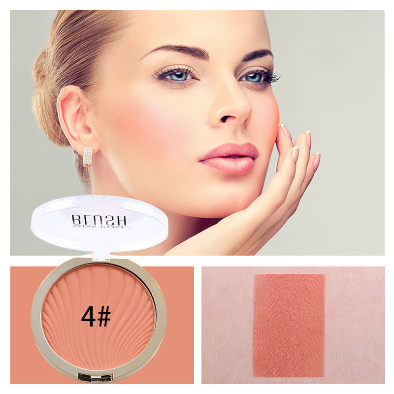Six-Color Matte Blush and Highlighter Palette