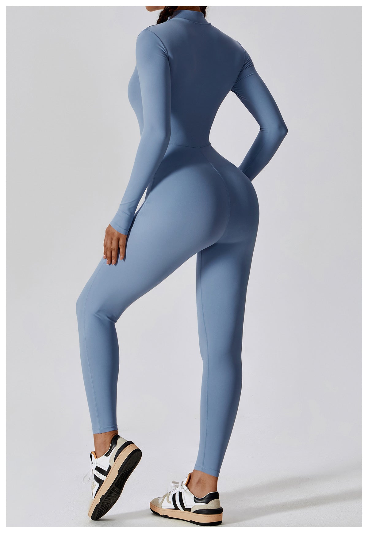 Long-Sleeve Yoga Jumpsuit