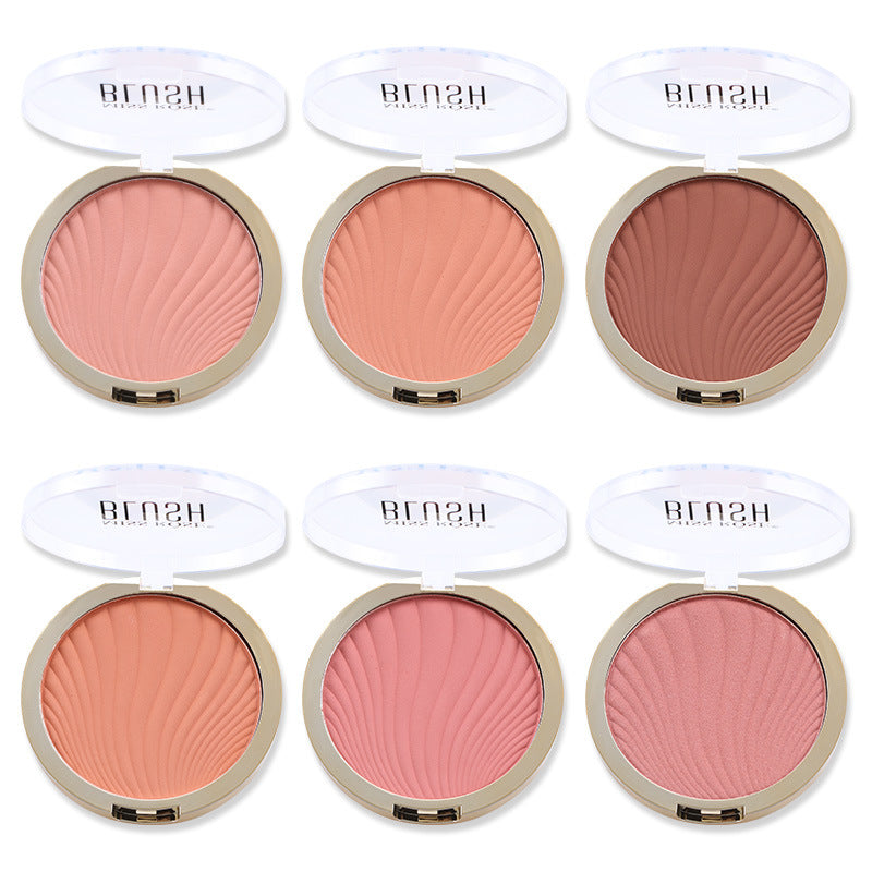 Six-Color Matte Blush and Highlighter Palette
