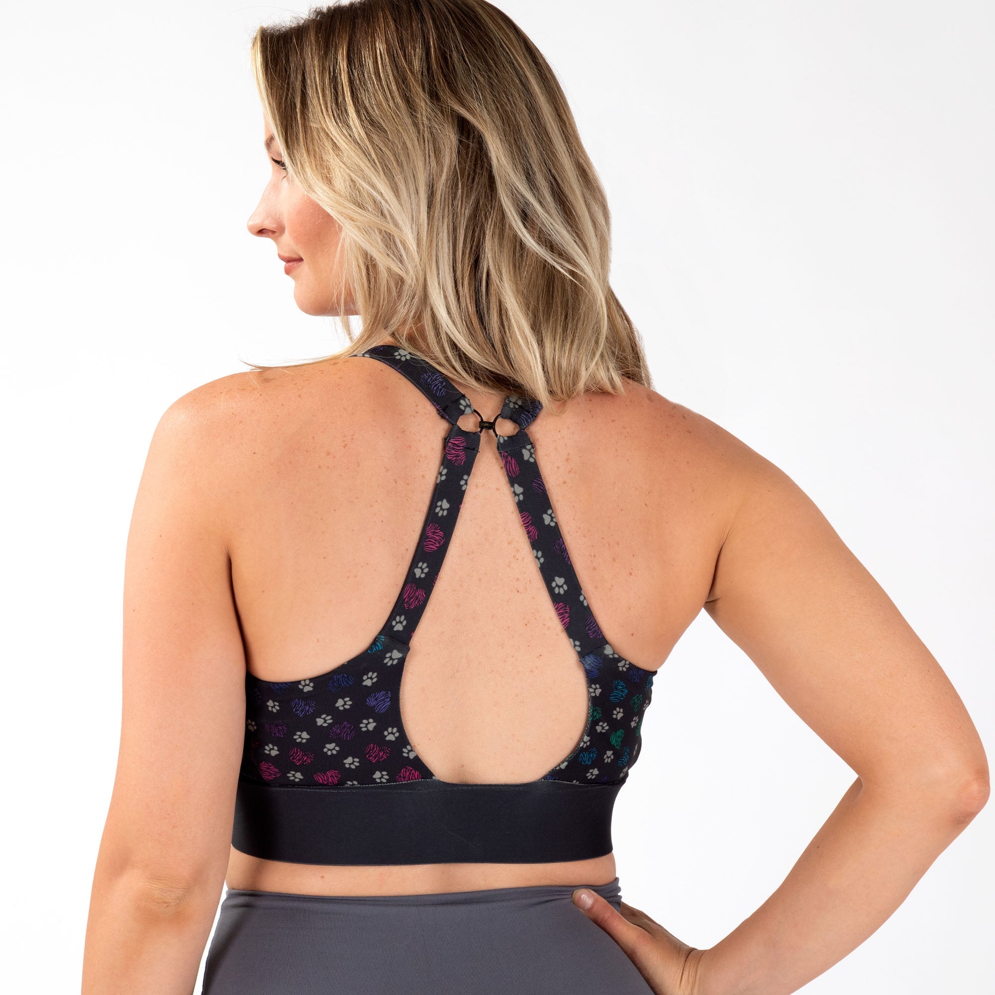 Women’s Zip Front Sports Bra for Workouts