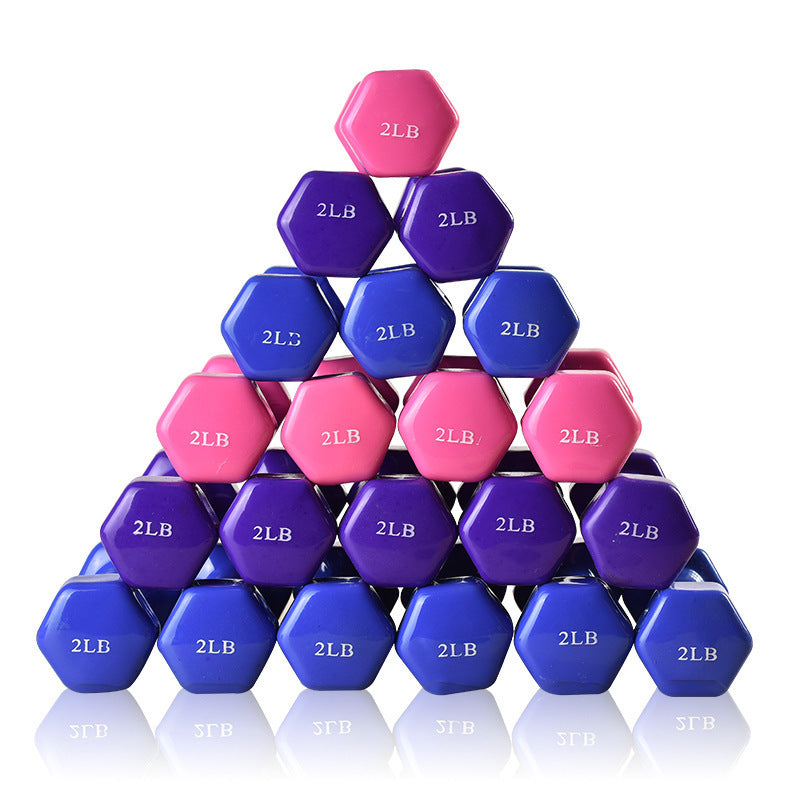 Hexagonal Dumbbell Fitness Weights for Home Workout Training