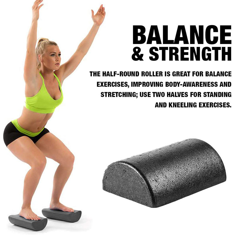 Semi-Circular Foam Roller