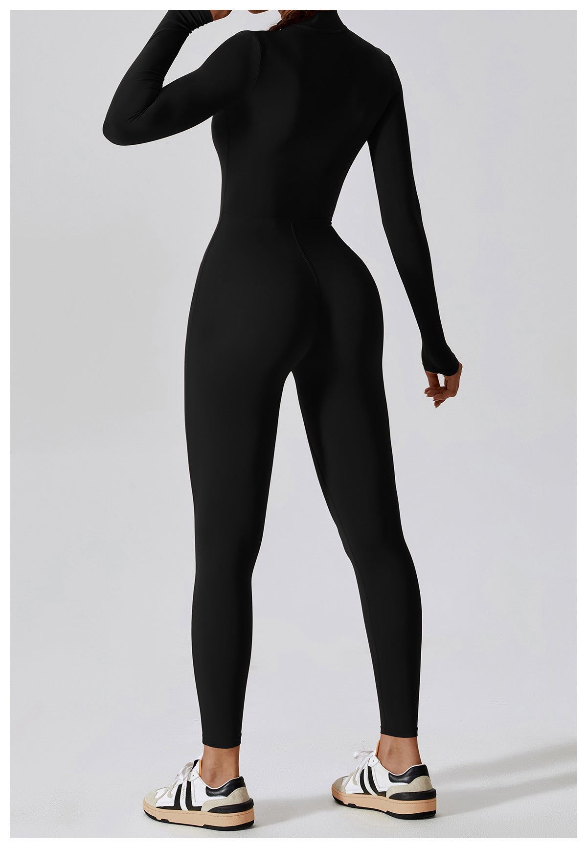 Long-Sleeve Yoga Jumpsuit