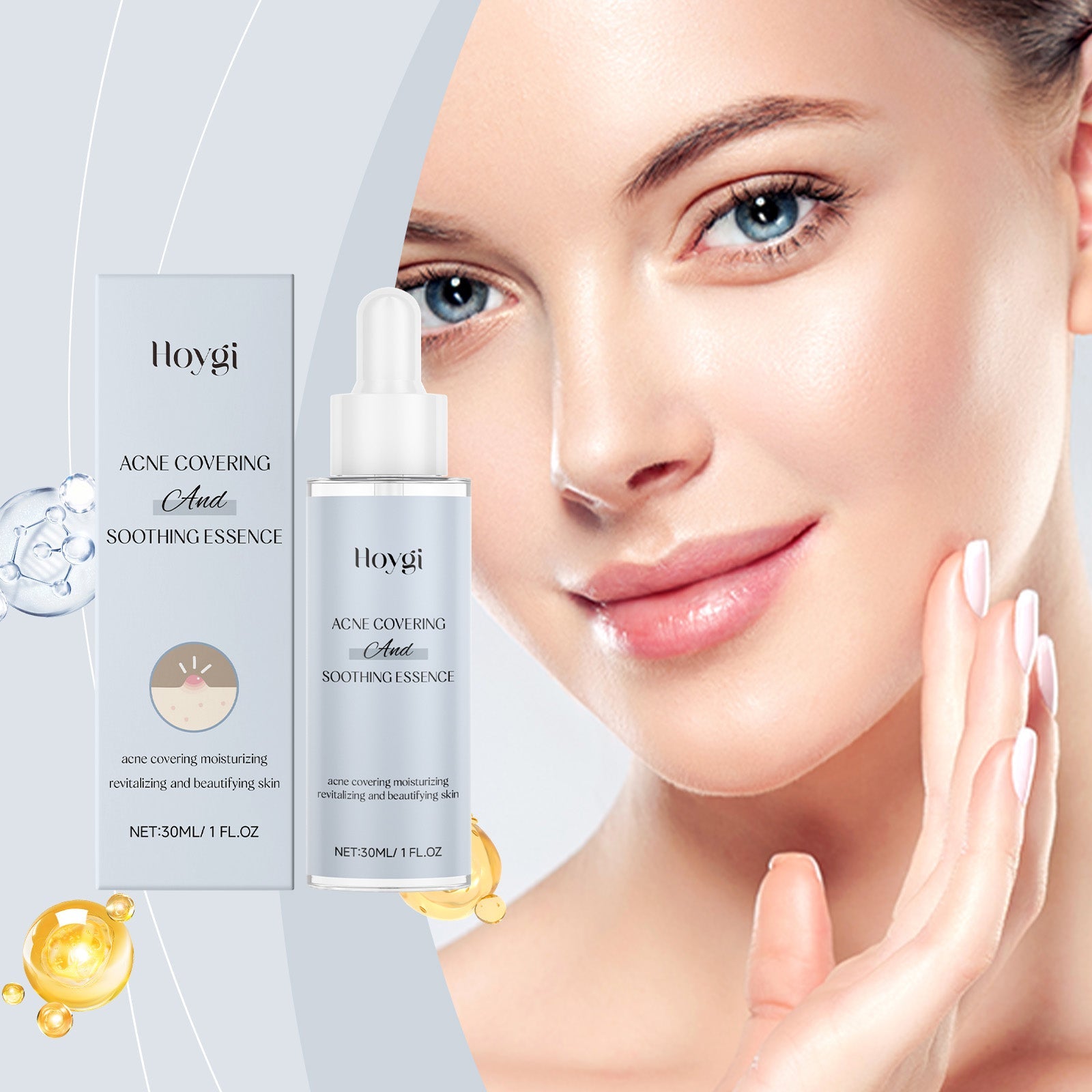 Acne Soothing Hydrating Moisturizing Pimple Care Facial Serum