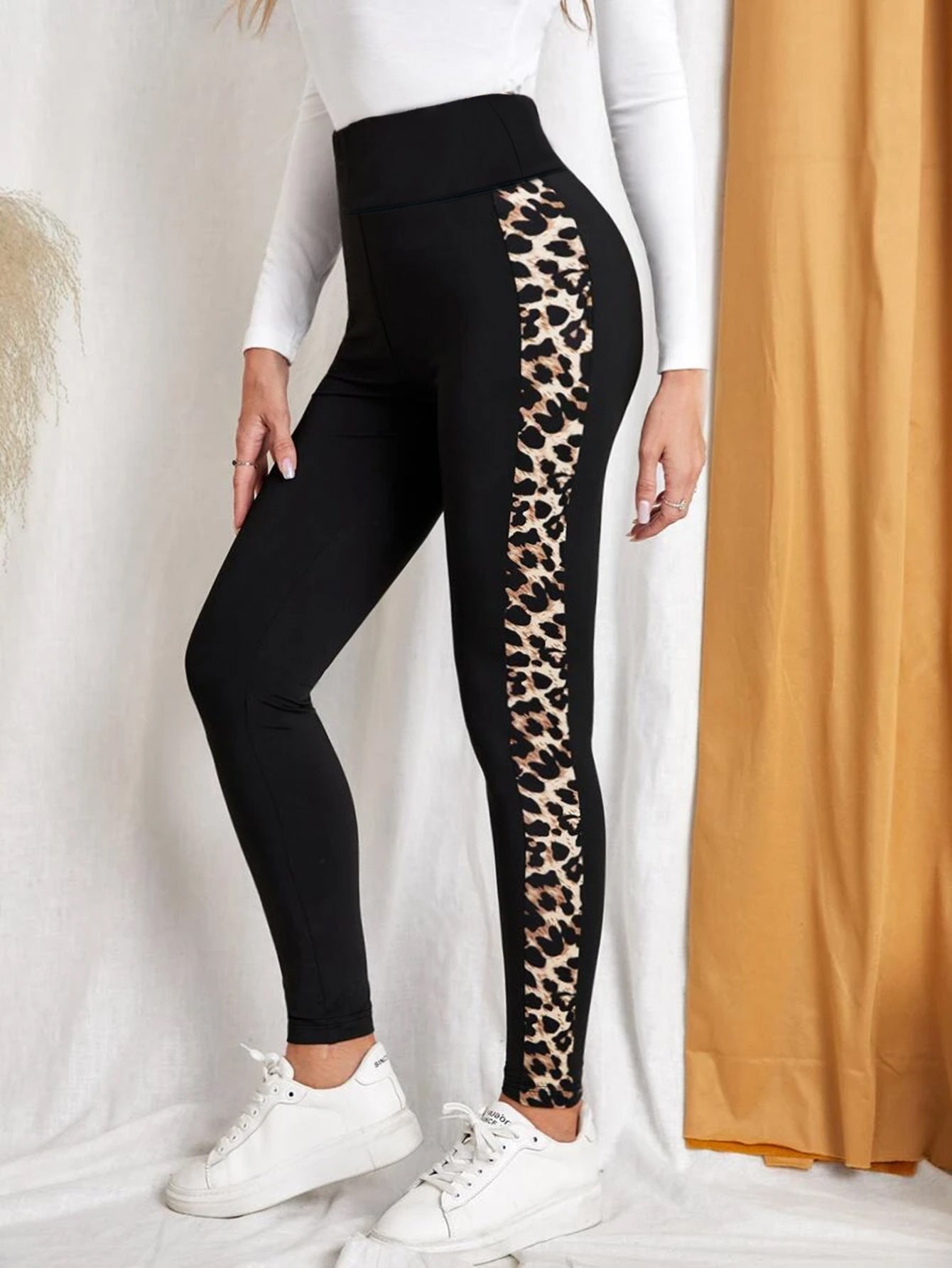 Leopard Print Yoga Leggings