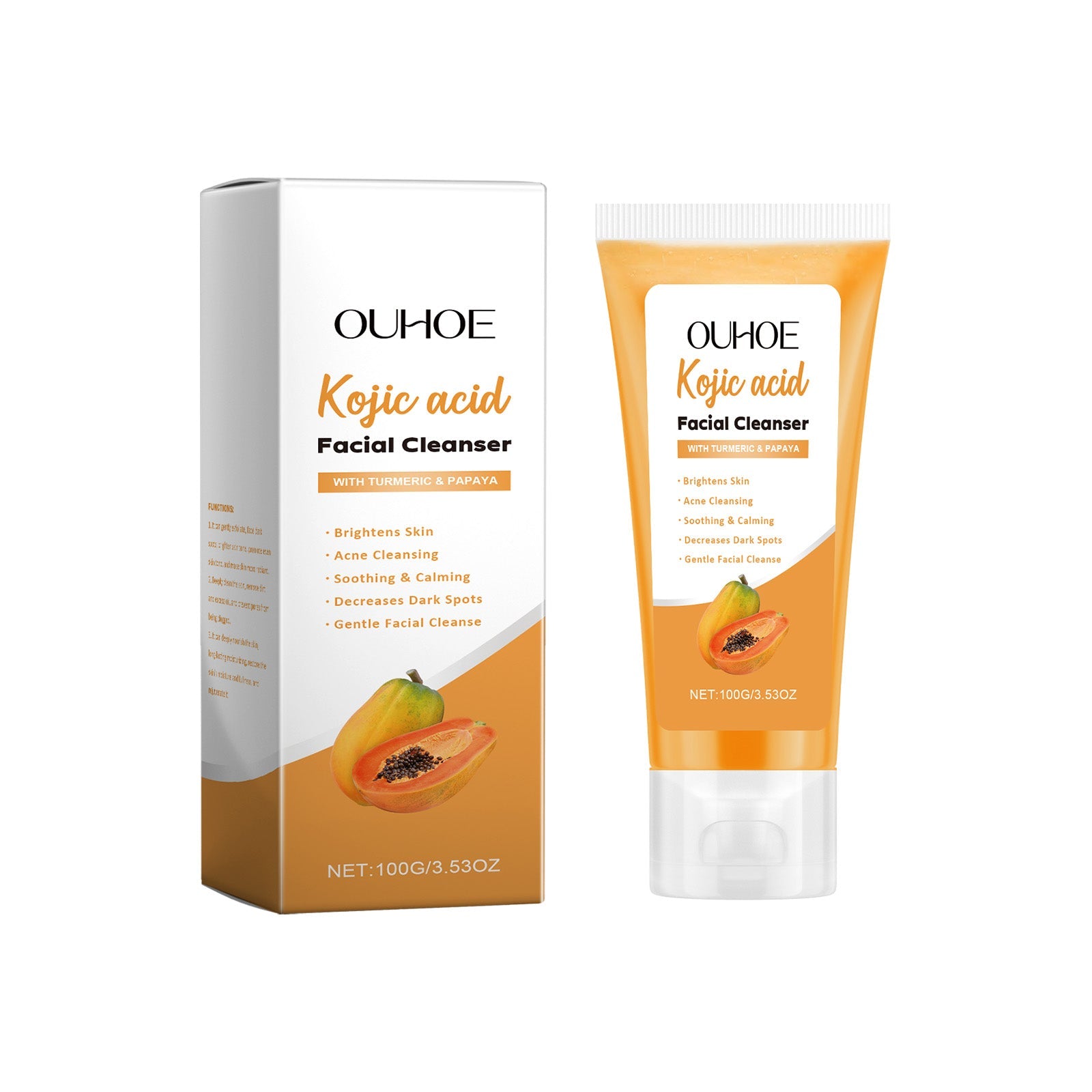 Papaya Moisturizing Oil Balancing Deep Pore Facial Cleanser