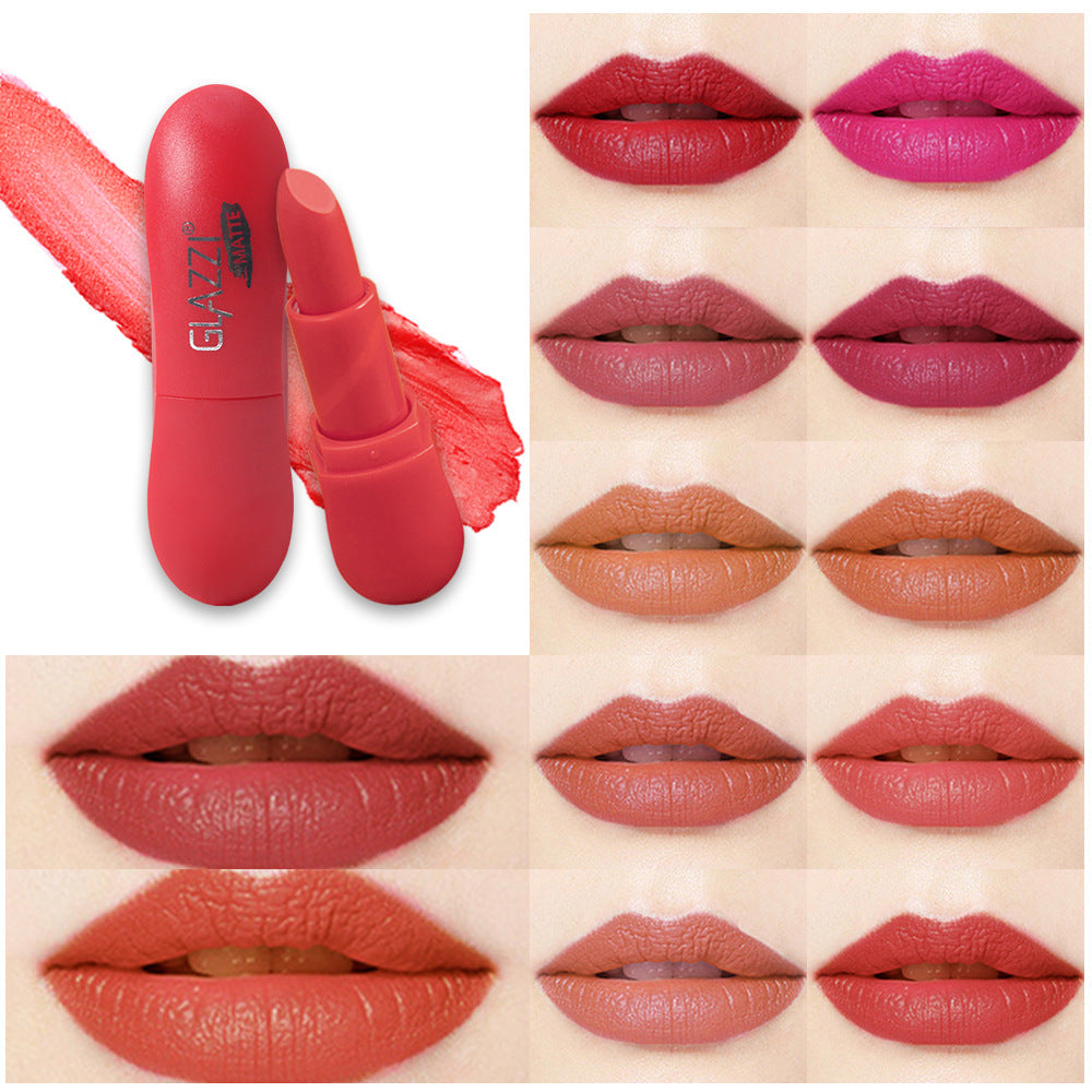 12 Color Matte Non-Fade Waterproof Lipstick Palette