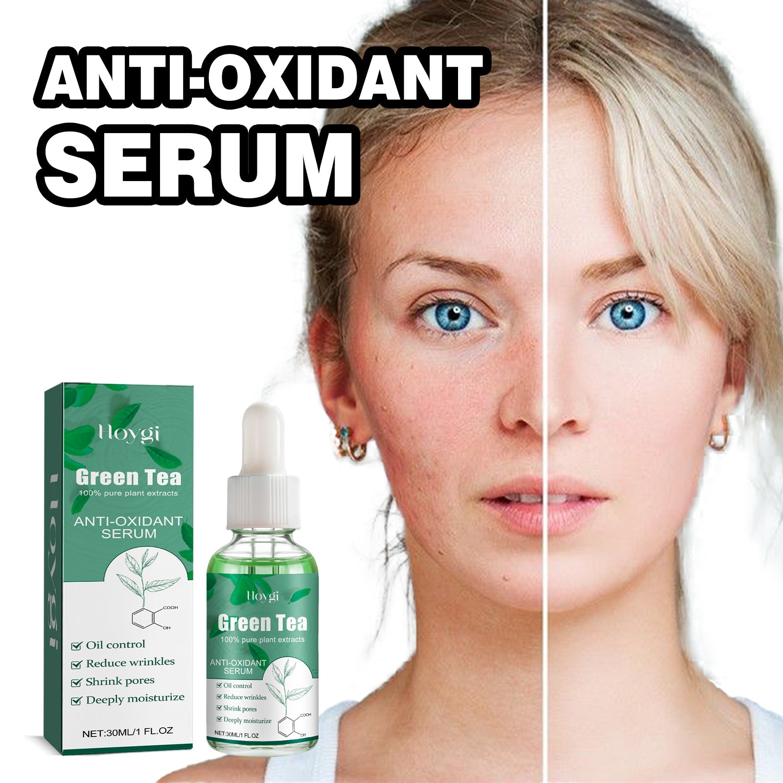 Green Tea Moisturizing Clear Skin Refreshing Facial Toner