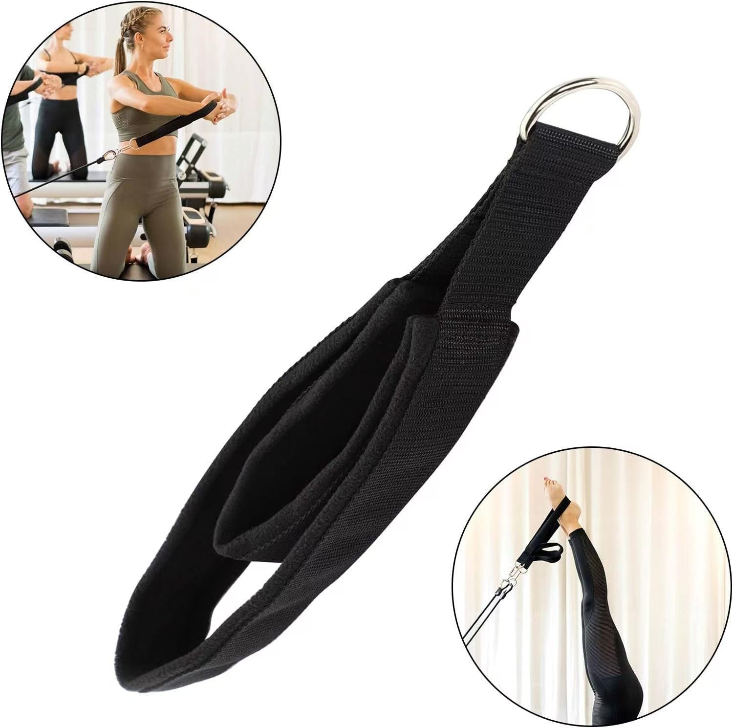 Double Ring Yoga Pilates Ankle and Wrist Strap Accessories