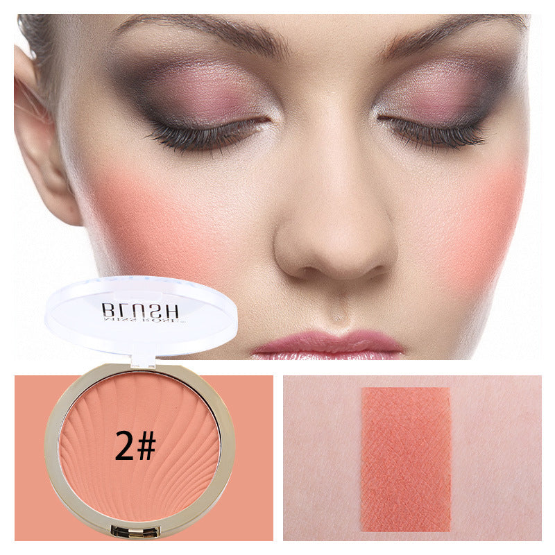 Six-Color Matte Blush and Highlighter Palette