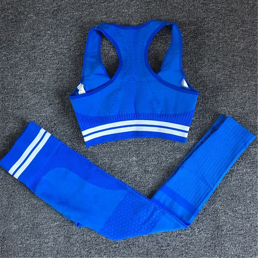 Women Seamless High Waist Yoga Gym Fitness Set