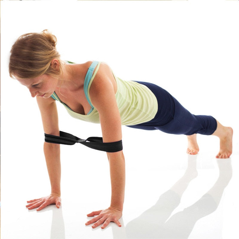 8-Shaped Yoga Stretch Strap Belt for Fitness Training