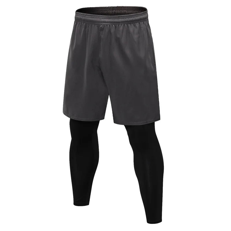 Men’s Compression Fitness Training Sports Tights