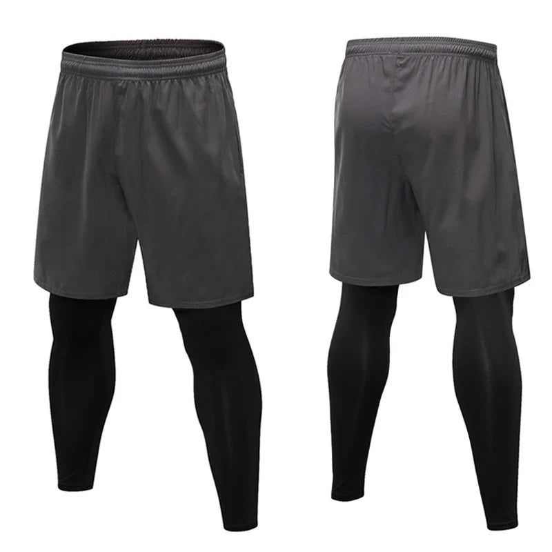 Men’s Compression Fitness Training Sports Tights