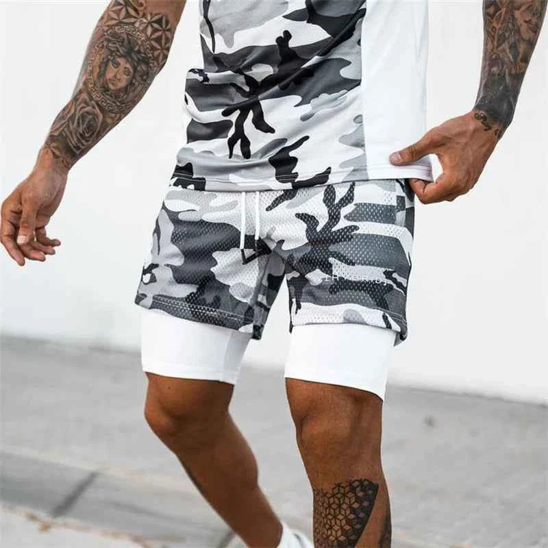 Men's Camo Running Shorts