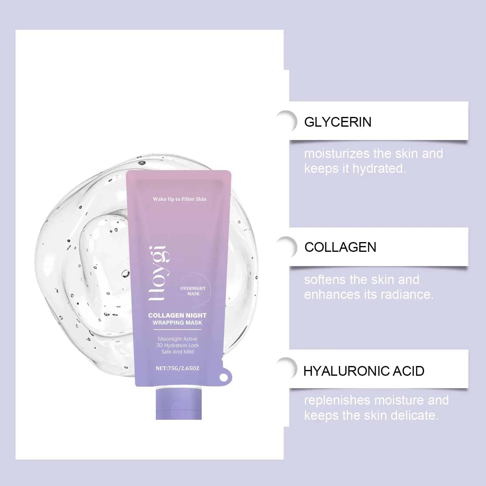 Korean Collagen Peel-Off Mask for Glass Skin
