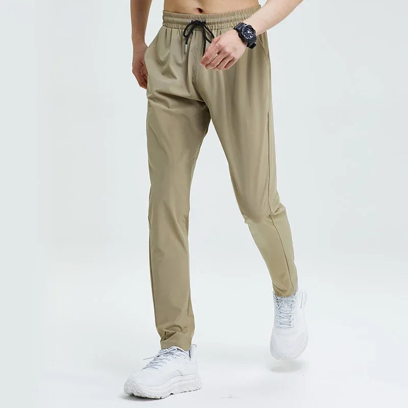Men’s Quick-Dry Breathable Ice Silk Athletic Pants